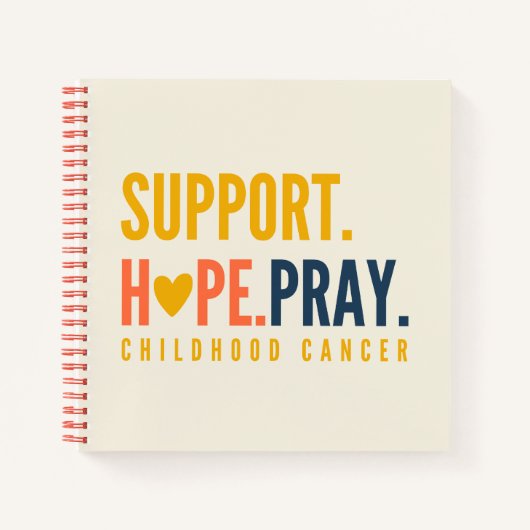 幼児期がん支援hope Notebook Journal ノートブック (正面)