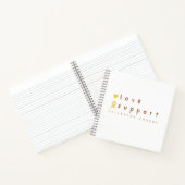 幼児期がん支援love Notebook Journal ノートブック (内部)