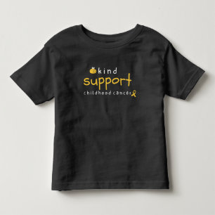 幼児期のがんは親切に支援する幼児Tシャツ トドラーTシャツ