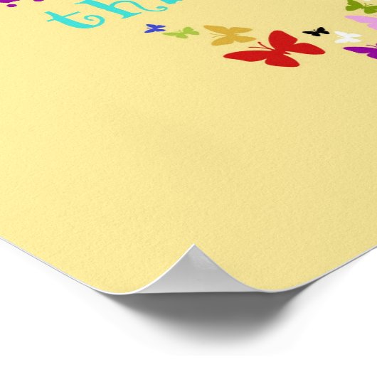 幼児期のアートポスター 小さな始まり ポスター (角)