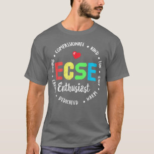 幼児期特別教育SPED ECSEクルーM Tシャツ