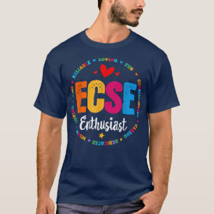幼児期特別教育SPED ECSEクルーM Tシャツ