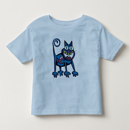 幼児猫か犬 トドラーTシャツ (正面)