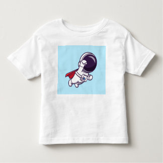 幼児用のかわいい宇宙飛行士シャツ トドラーTシャツ