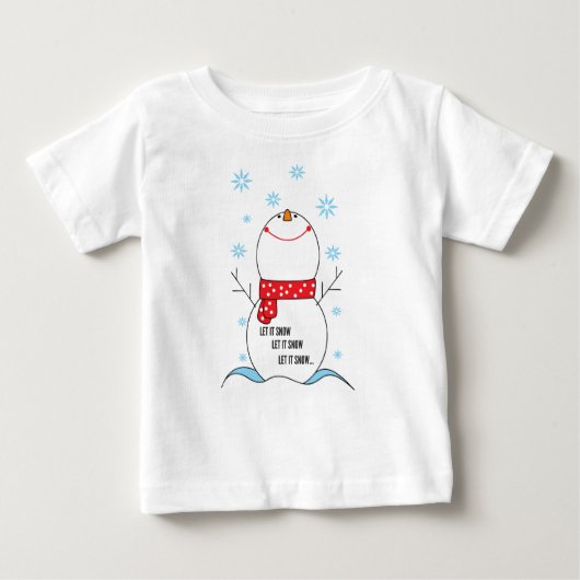 幼児用フリルワンピース ベビーTシャツ (正面)