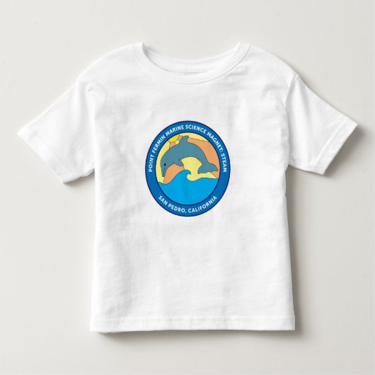 幼児用ポイントファーミン基本ロゴホワイト トドラーTシャツ (正面)