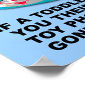 幼児用電話ポおもしろいスターサイン ポスター (角)