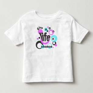 幼児用Tシャツに弾けるようなデザインを。 トドラーTシャツ