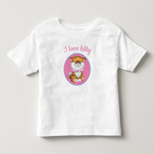 幼児用Tシャツ子猫 トドラーTシャツ (正面)