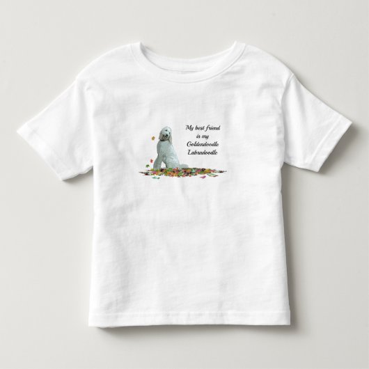幼児用Tシャツ葉を着たドードル犬 トドラーTシャツ (正面)