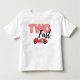 幼児用Tシャツ、2速2回目の誕生日ティー トドラーTシャツ