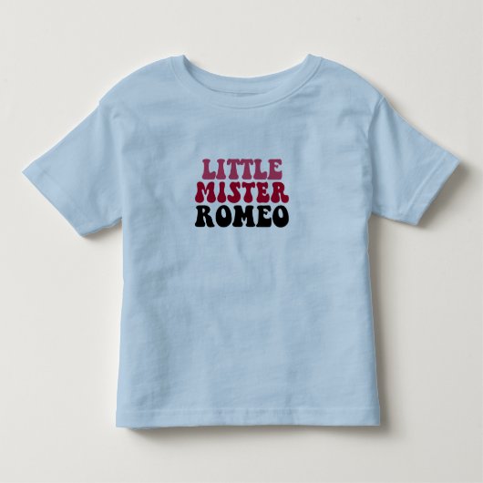 幼児男子用 リトルミスターロメオTシャツ トドラーTシャツ (正面)