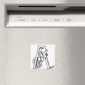 幼児登山文字'A' – マグネット (インサイチュ (食洗機))
