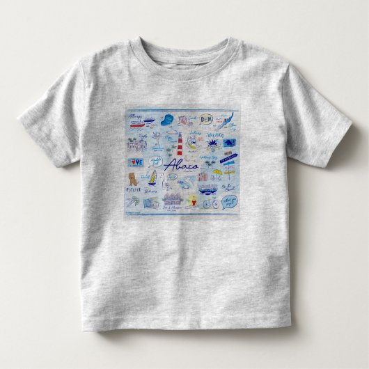幼児素晴らしジャージーT' "希望の町のABC" トドラーTシャツ (正面)