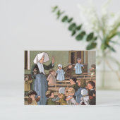 幼児遊戯 ヴィンテージイラスト ポストカード (スタンド正面)