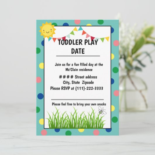 幼児遊日 招待状 (スタンド正面)