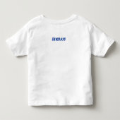 幼児青いお父さんのLilのうなり声Lineboy トドラーTシャツ (裏面)