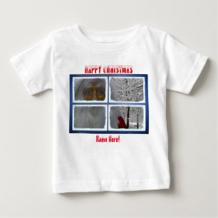 幼児 – ラッフルティーのクリスマスイメージ ベビーTシャツ