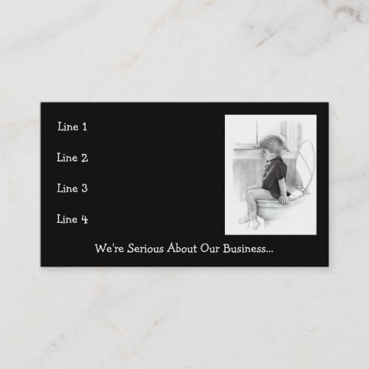 幼児、取るに足らない名刺 名刺 (正面)