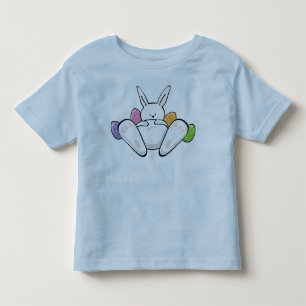 幼児、子供および大人のためのイースターのウサギのTシャツ トドラーTシャツ
