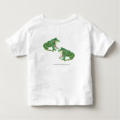 幼児Tシャツカエル トドラーTシャツ (裏面)