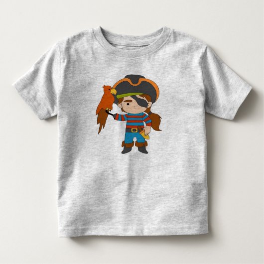 幼児Tシャツ – 海賊 トドラーTシャツ (正面)