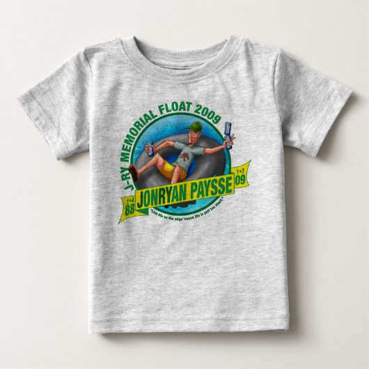 幼児Tシャツ(灰色) ベビーTシャツ (正面)