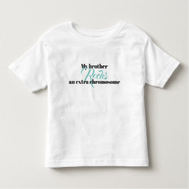 幼児Tシャツ「私の兄の岩 トドラーTシャツ
