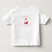幼児Tシャツ/ SANTA HO HO トドラーTシャツ (裏面)