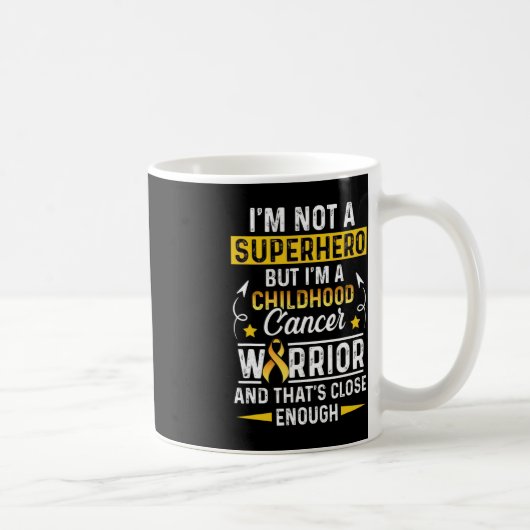 幼少期がんを克服した人はヒーローではないWarri コーヒーマグカップ (右)