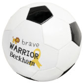 幼少期がん。勇敢な戦士。カスタムサッカーボール サッカーボール (3/4)