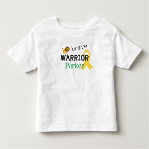 幼少期がん.brave warrior.CustomToddlerシャツ トドラーTシャツ
