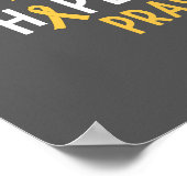 幼少期がん.love.hope.祈..ポスターとプリント ポスター (角)