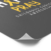 幼少期がん.love.hope.祈..ポスターとプリント ポスター (角)