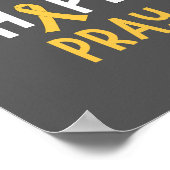 幼少期がん.love.hope.祈..ポスターとプリント ポスター (角)