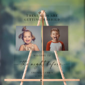 幼少期の写真の前の結婚夜 アクリルサイン (ニュートラル)