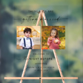 幼少期の写真の前の結婚夜 アクリルサイン (ニュートラル)