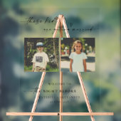 幼少期の写真の前の結婚夜 アクリルサイン (ニュートラル)