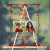 幼少期の写真の前の結婚夜 アクリルサイン (ニュートラル)