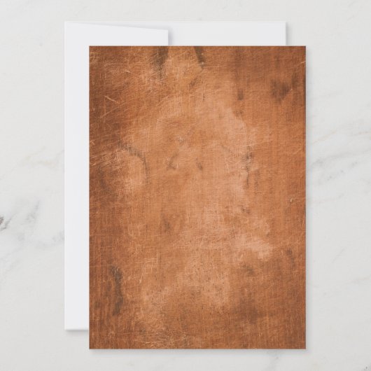 幼少期の写真ヴィンテージ木材の日付を保存 セーブザデート (裏面)