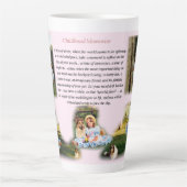 幼少期の思い出感動的 カフェラテマグ (正面)