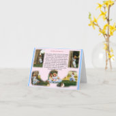 幼少期の思い出感動的 カード (黄色い花)