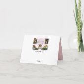 幼少期の思い出感動的 カード (裏面)