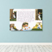 幼少期の思い出感動的 キャンバスプリント (インサイチュ (ウッドフロア))