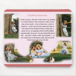 幼少期の思い出感動的 マウスパッド