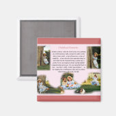 幼少期の思い出感動的 マグネット (正面/裏面)