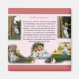 幼少期の思い出感動的 マグネット