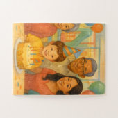 幼少期の水鮮やか色の喜び ジグソーパズル (横)