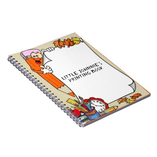 幼少期の第一印刷本 ノートブック (右側)
