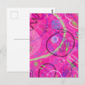 幼少期の記憶 アブストラクトアート ポストカード (正面/裏面)